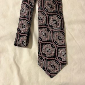 Cremieux Men’s Neck Tie, Embellished, Hand Made in USA, 100% Silk